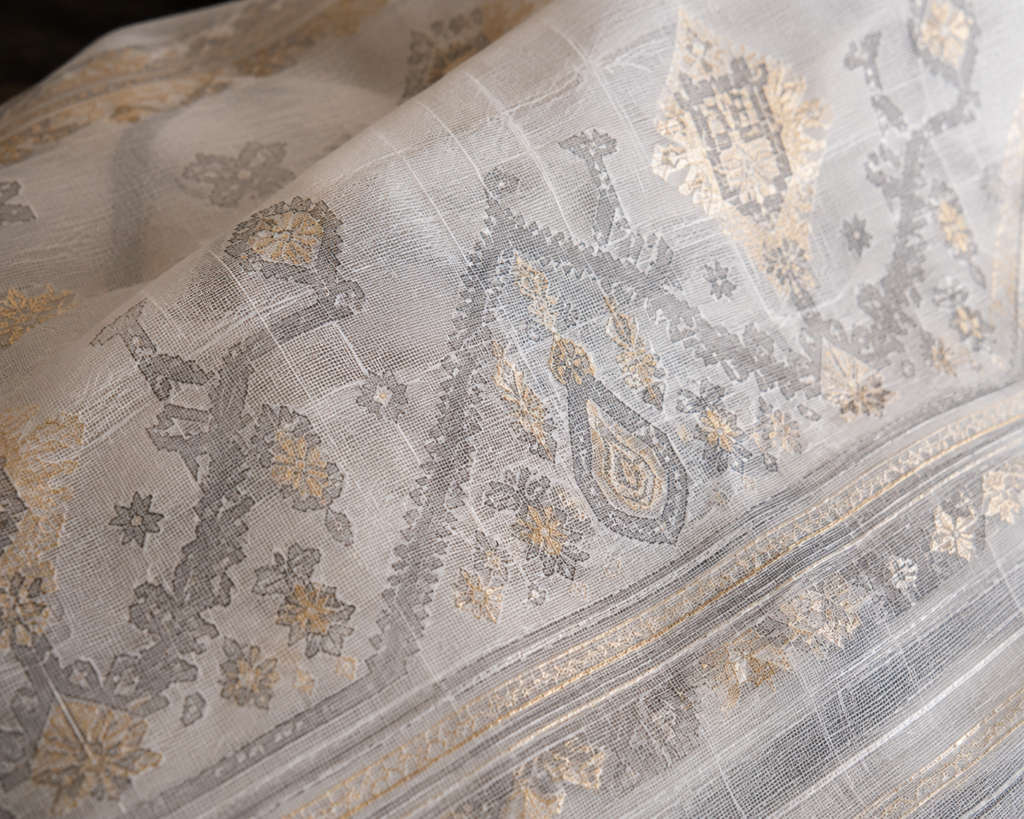 real handloom Jamdani sarees