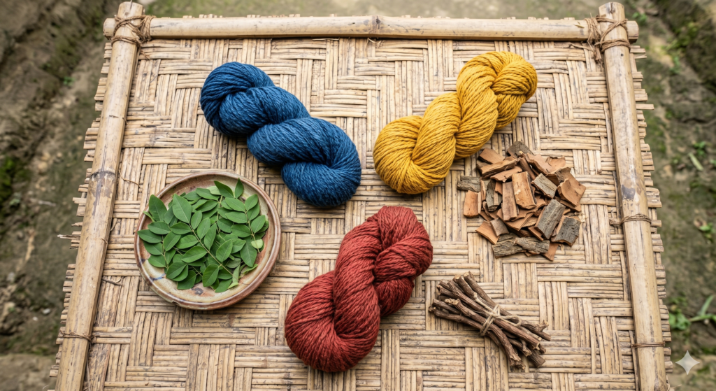 How Tree Barks and Leaves Shape Sustainable Fashion in Assam Traditional Natural Dyes