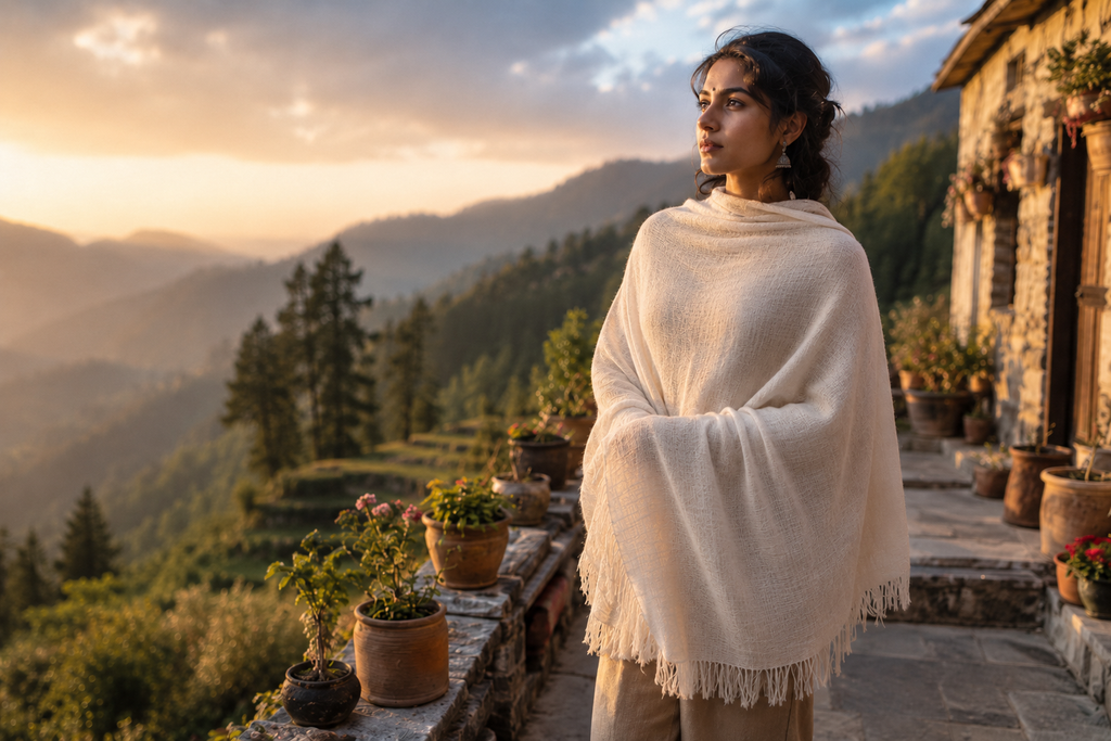  Uttarakhand's GI-tagged Bichhu Buti (Himalayan Nettle) organic fabric & Bhotia Dan woolen carpets
